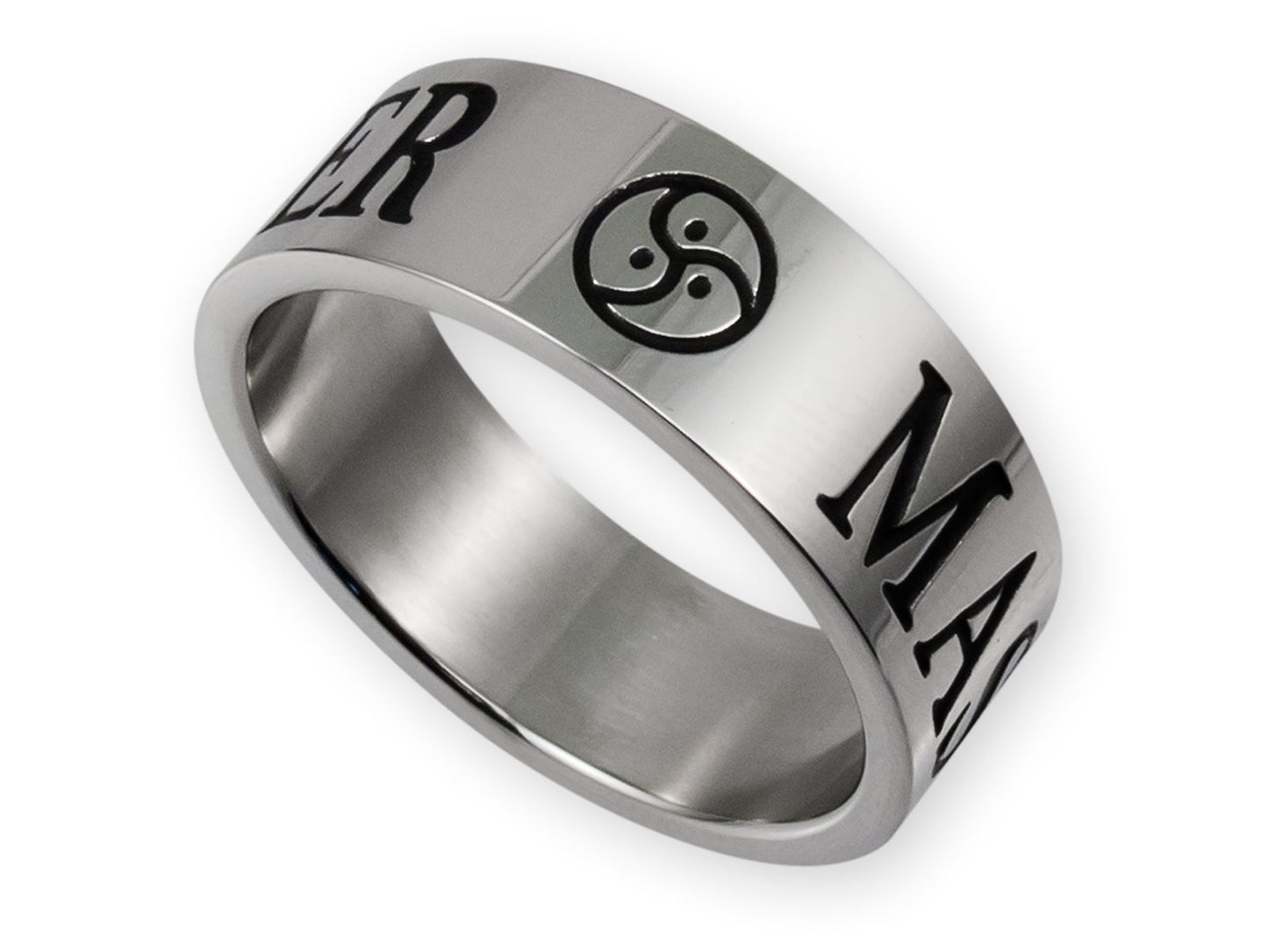 Stainless steel ring with Master (different sizes)