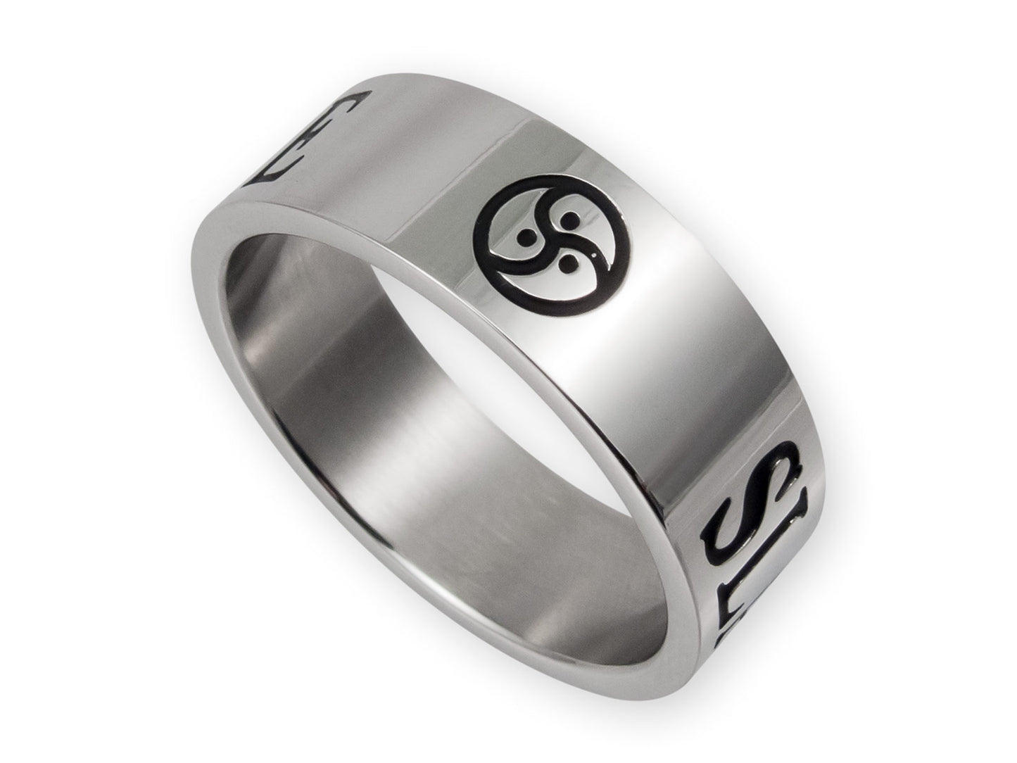 Stainless steel ring with SLAVE (different sizes)