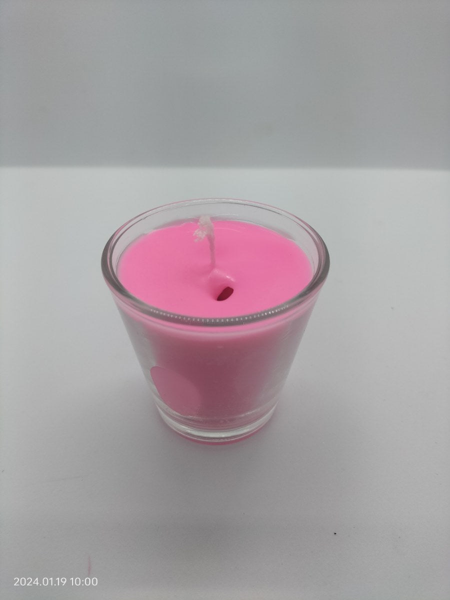 Fluo casting candle in various colours