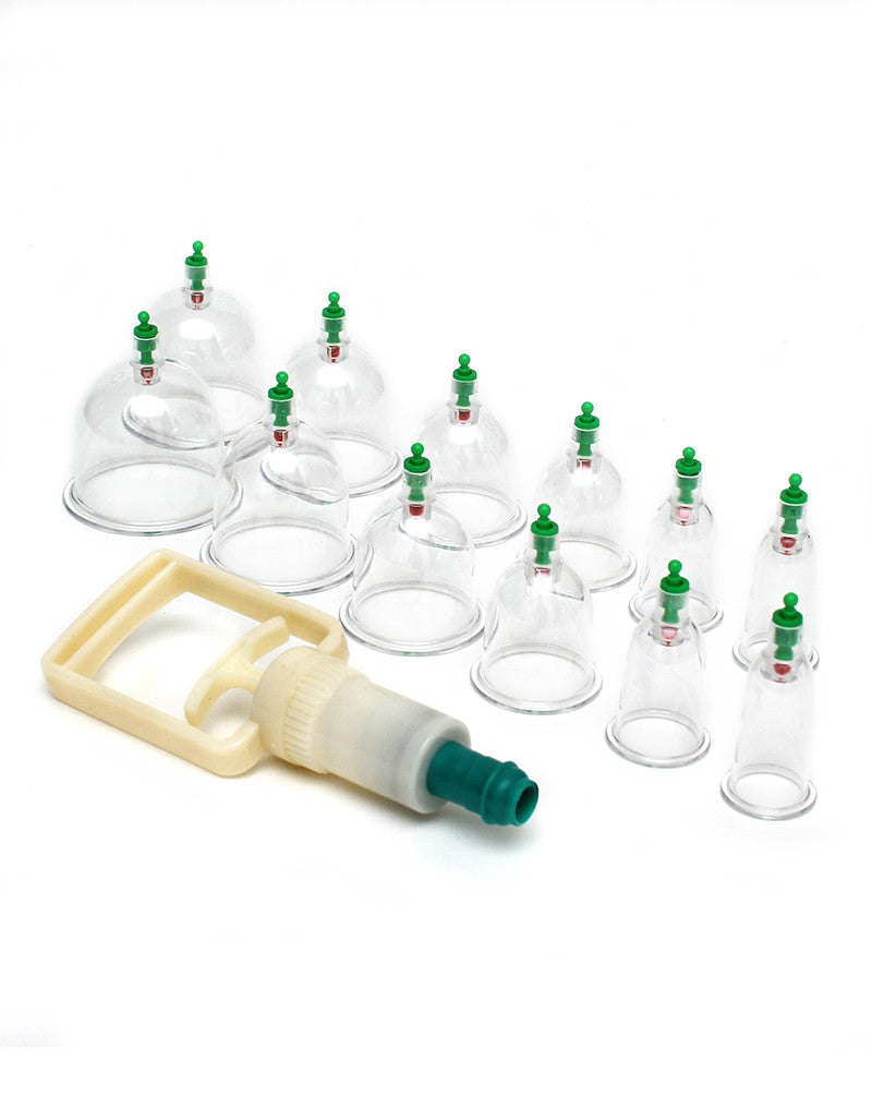 Cupping set with 12 cups