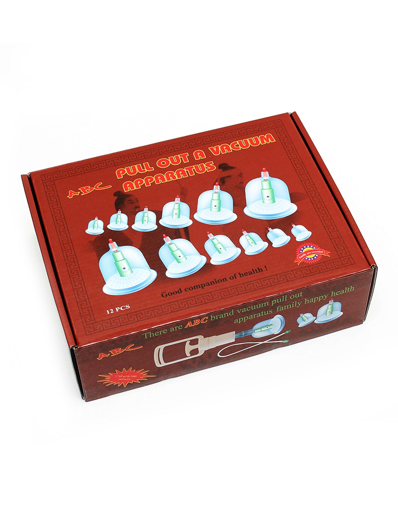 Cupping set with 12 cups