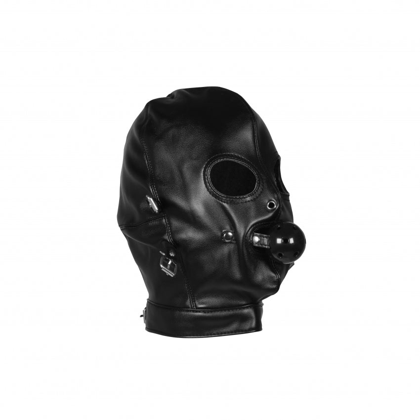 Xtreme blindfold mask with breathable ball gag