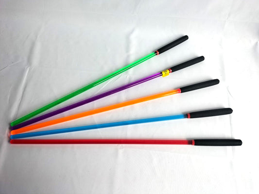 Doorzichtige cane 10 mm 50 cm (diverse kleuren)