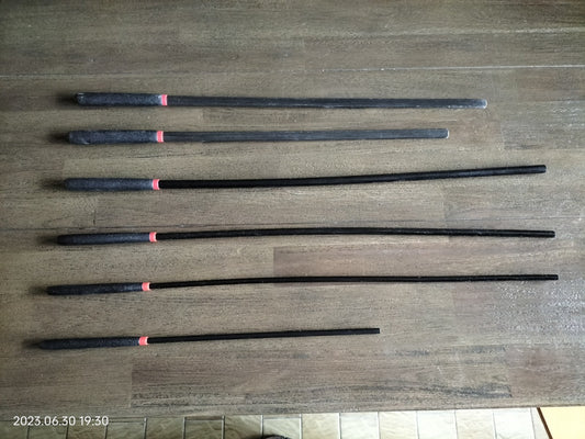 Assortment of canes in POM and fiberglass