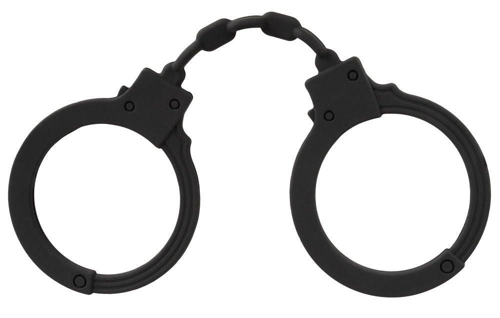Black silicone handcuffs