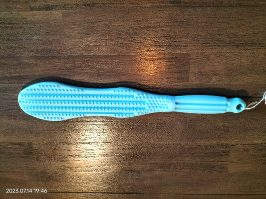 Slacker flexible bleu clair