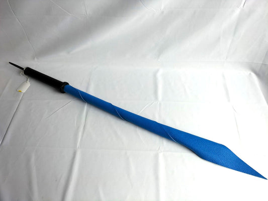 Dragon tail blauw leer 70 cm