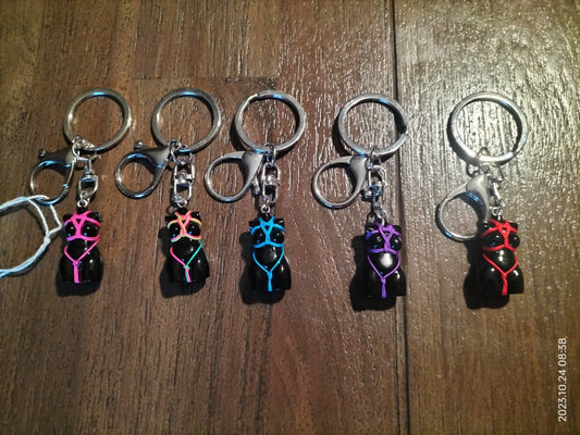 Porte-clés bondage différentes couleurs