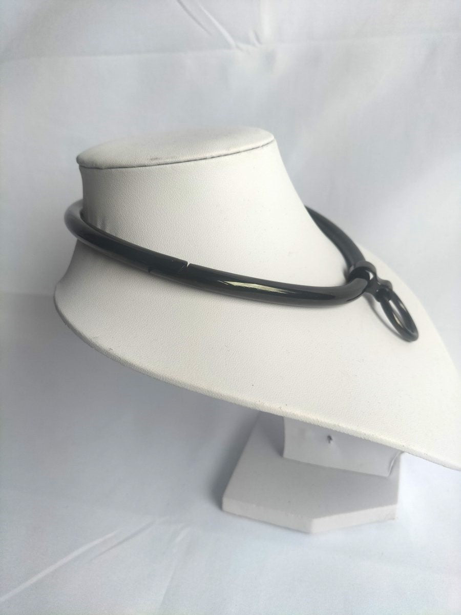 Gebogen RVS collar (diverse maten en kleuren)