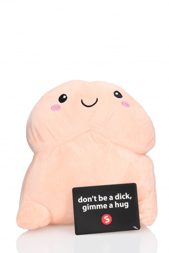 Don't be a dick, gimme a hugh penis pillow