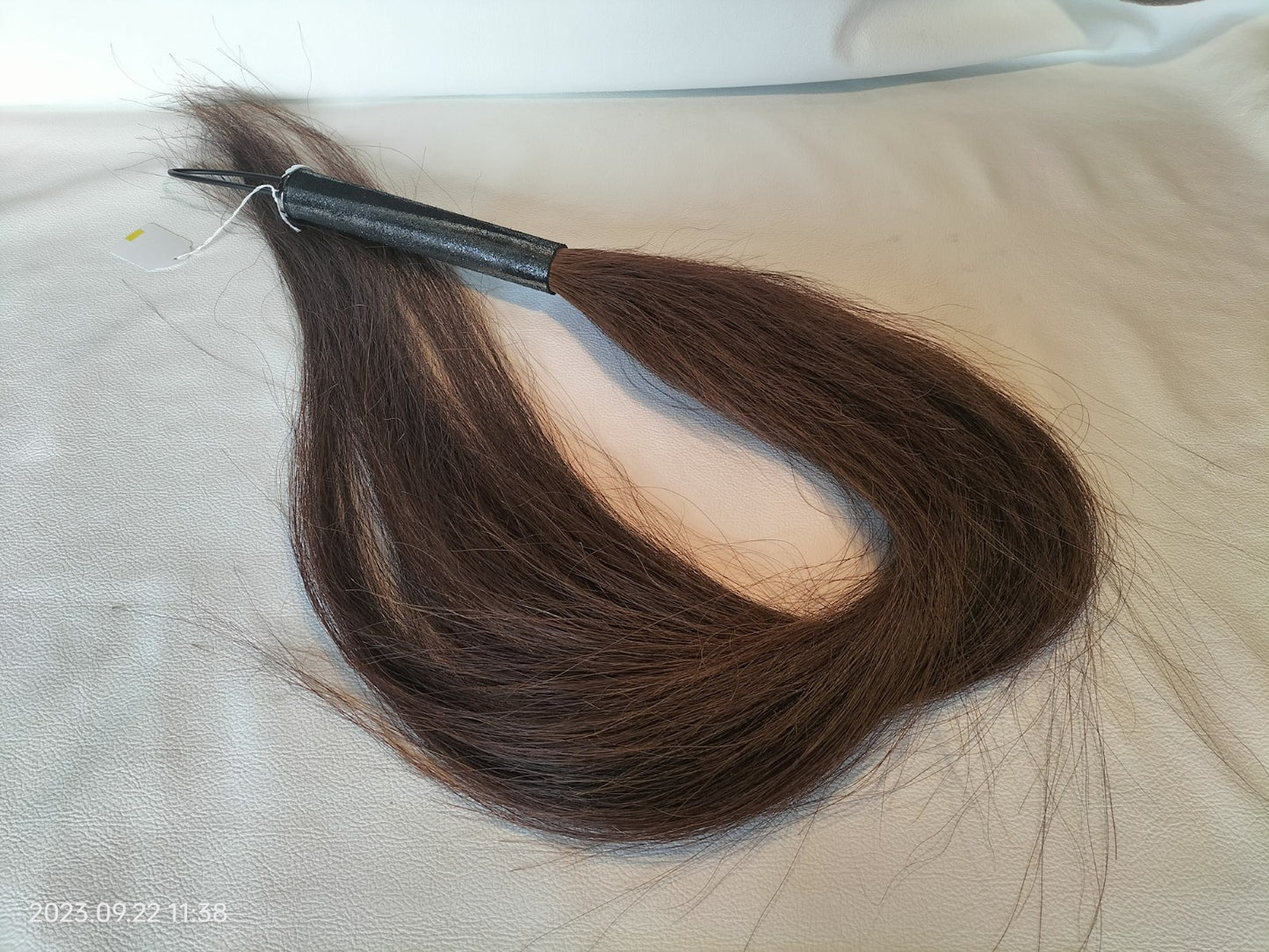 Thick horse hair flogger fox +100 cm