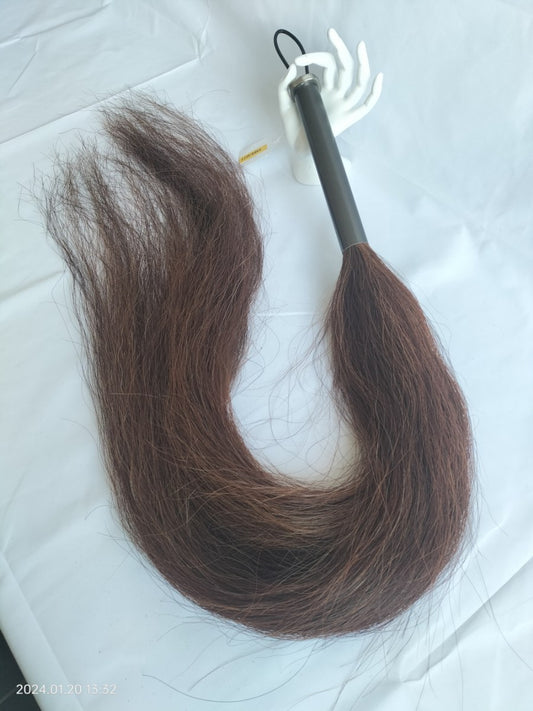 Thick horse hair flogger fox 100 cm