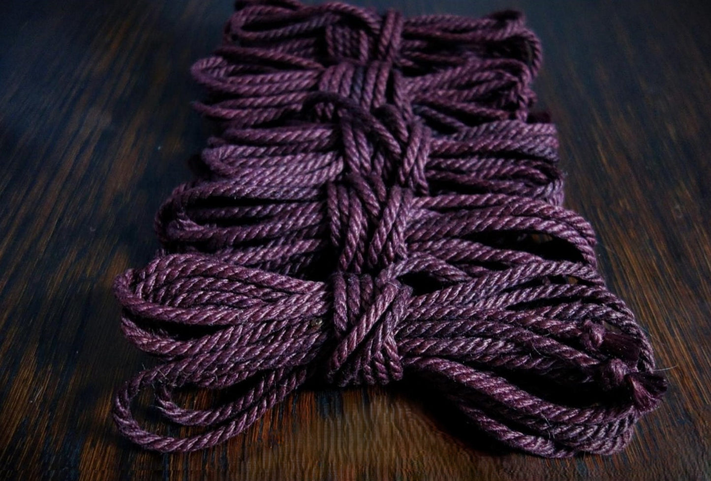 corde de jute 6 mm vin de cerise