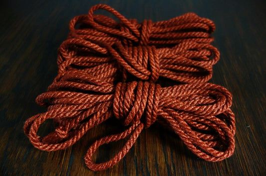 jute rope 6 mm rusty red