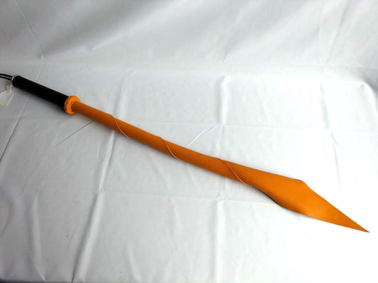 Dragon tail oranje leer 70 cm
