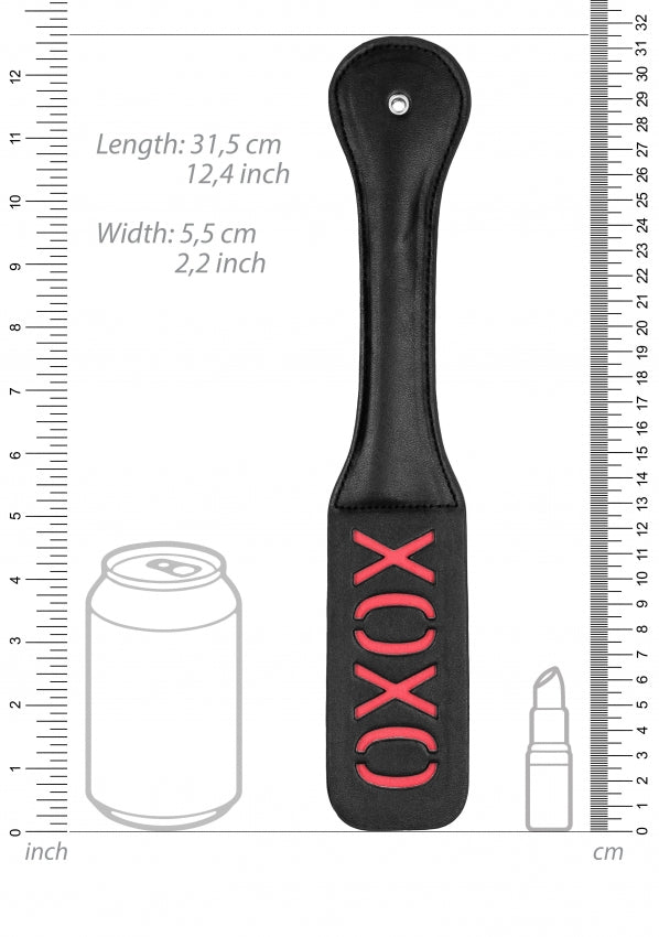 XOXO paddle zwart rood