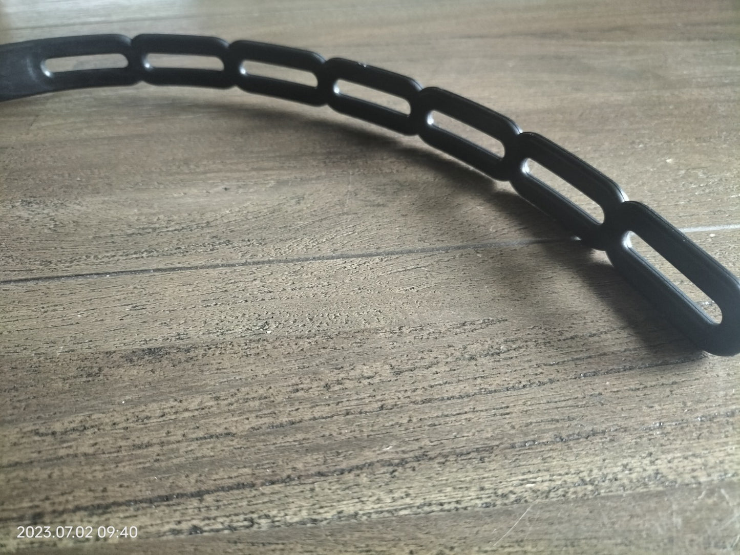 Rubber snaketail with rubber chain end