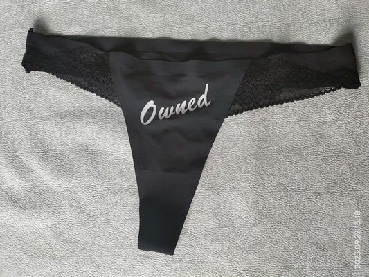 Briefs With white text Owned Size S