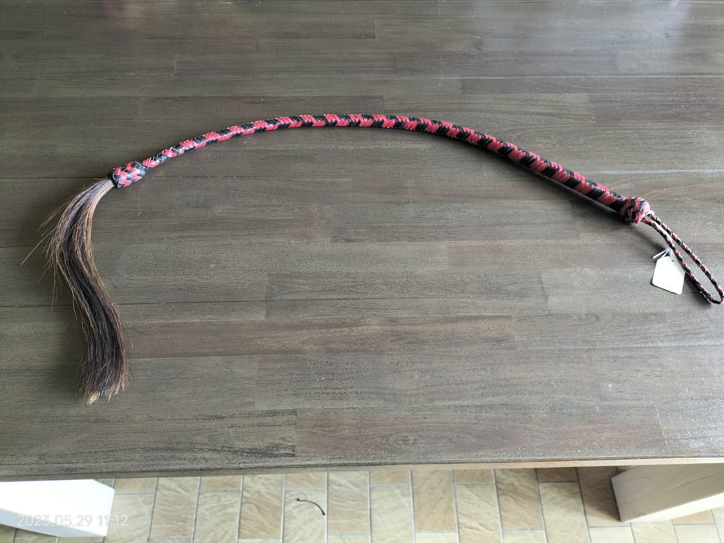 Snake whip with horsehair