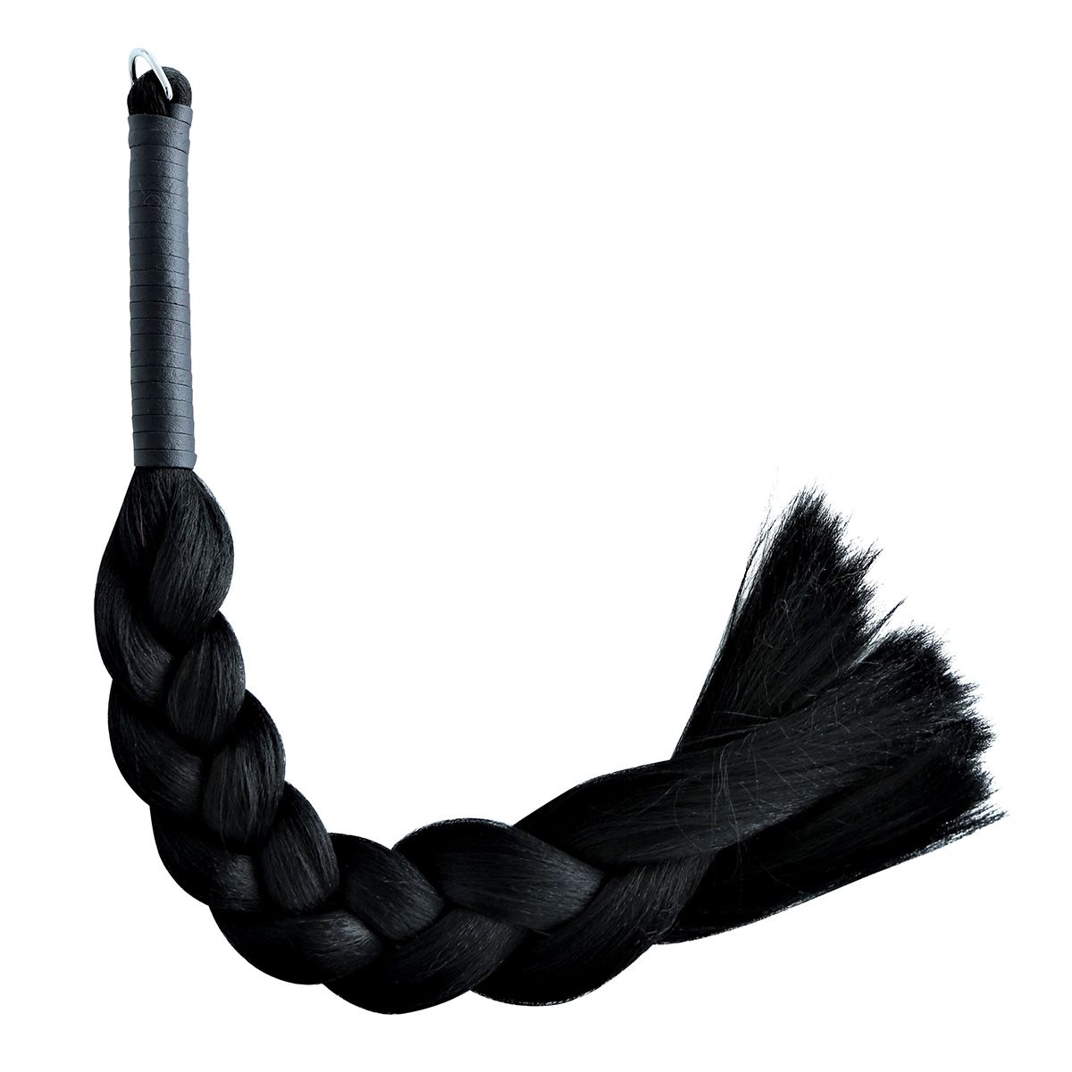 Vegan art hair whip/flogger