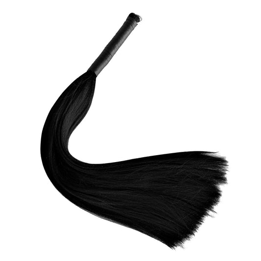 Vegan art hair whip/flogger
