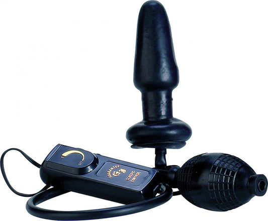 Inflatable anal plug
