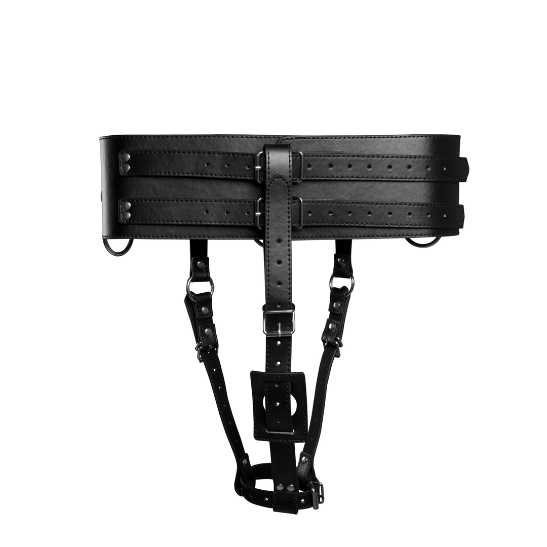 Xtreme belt with vibrator holder S/XL