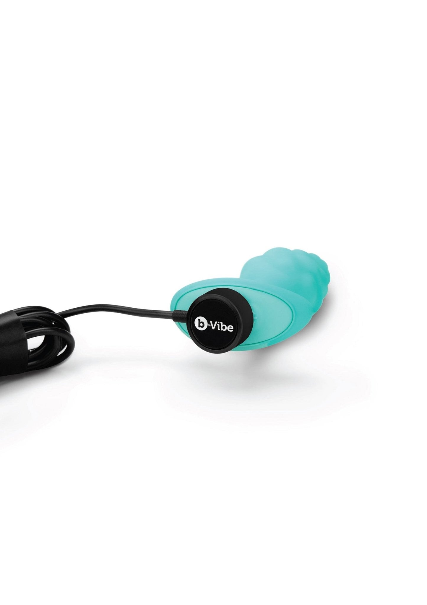 B - Vibe Bump Texture Plug Aqua - Vibrerende Buttplug Siliconen 6 Standen - Buttplug - SM - speeltjes