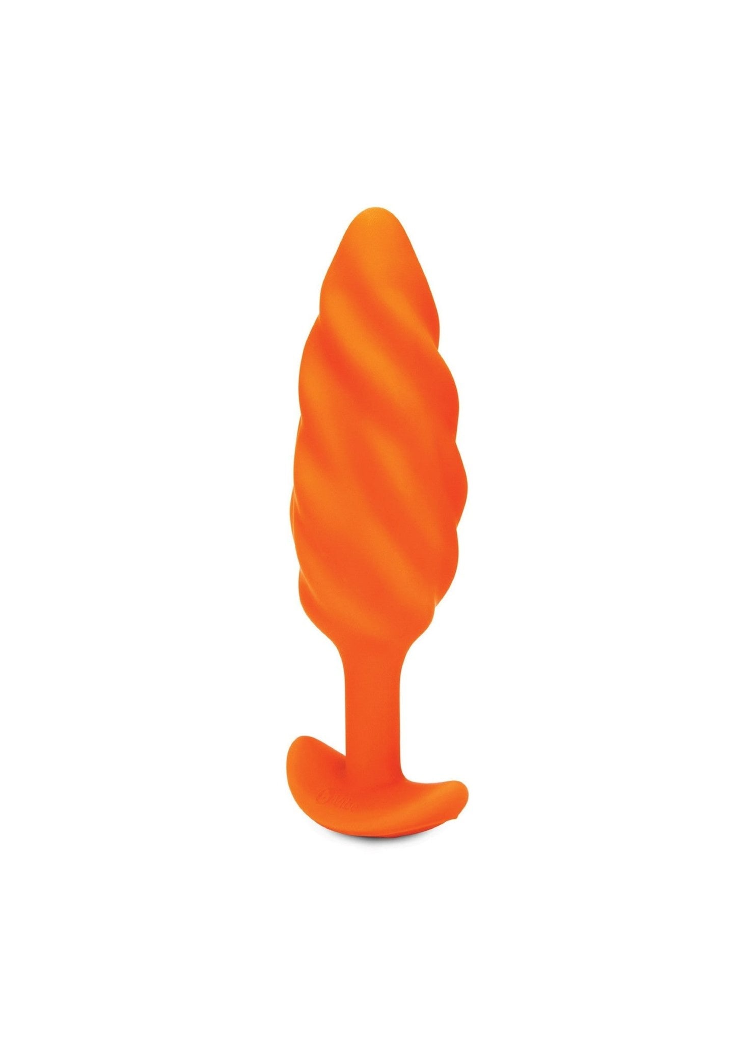 B - Vibe Swirl Texture Plug - Vibrerende Buttplug Siliconen Medium 6 Standen - Buttplug - SM - speeltjes