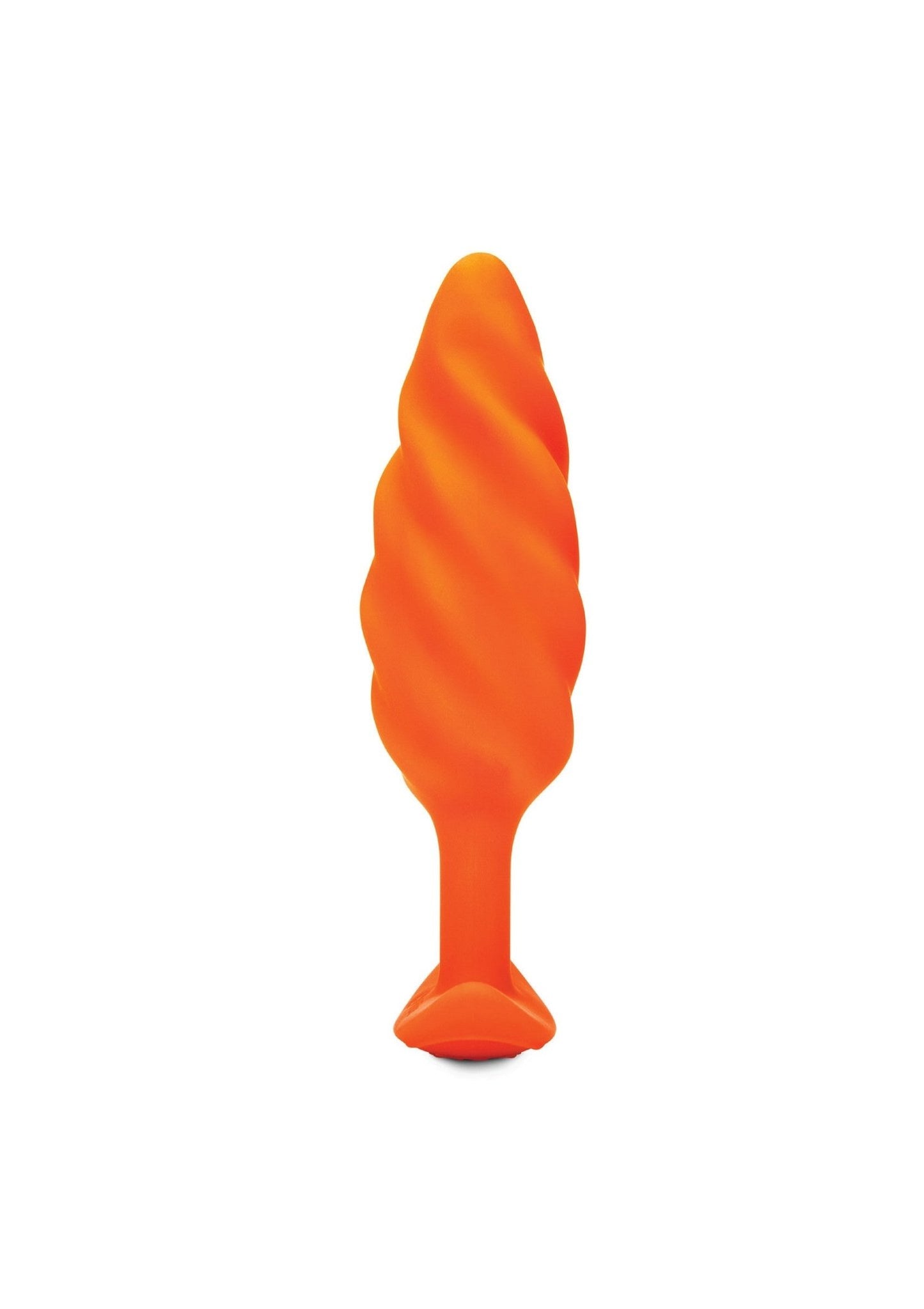 B - Vibe Swirl Texture Plug - Vibrerende Buttplug Siliconen Medium 6 Standen - Buttplug - SM - speeltjes
