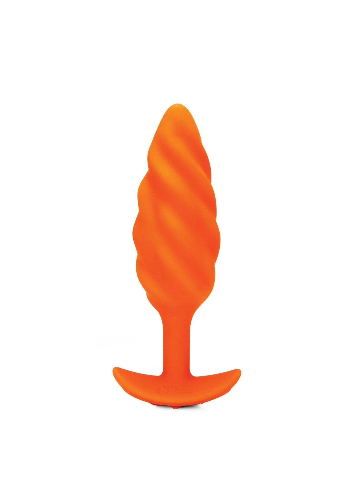 B - Vibe Swirl Texture Plug - Vibrerende Buttplug Siliconen Medium 6 Standen - Buttplug - SM - speeltjes