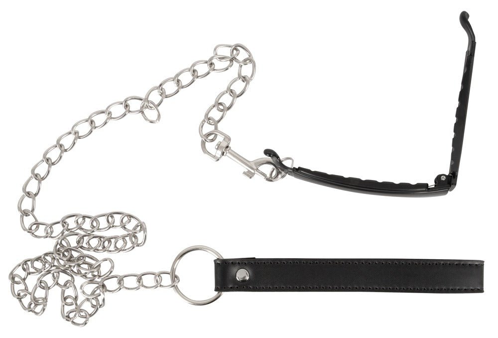 Bad Kitty Vaginaklem met Leiband - Labiaalclip met Ketting 85cm - BDSM - Klemmen - SM - speeltjes