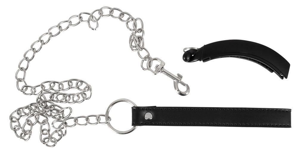Bad Kitty Vaginaklem met Leiband - Labiaalclip met Ketting 85cm - BDSM - Klemmen - SM - speeltjes