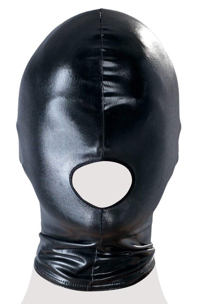 Bad Kitty wetlook hoofdmasker met afgesloten ogen - SM - speeltjes