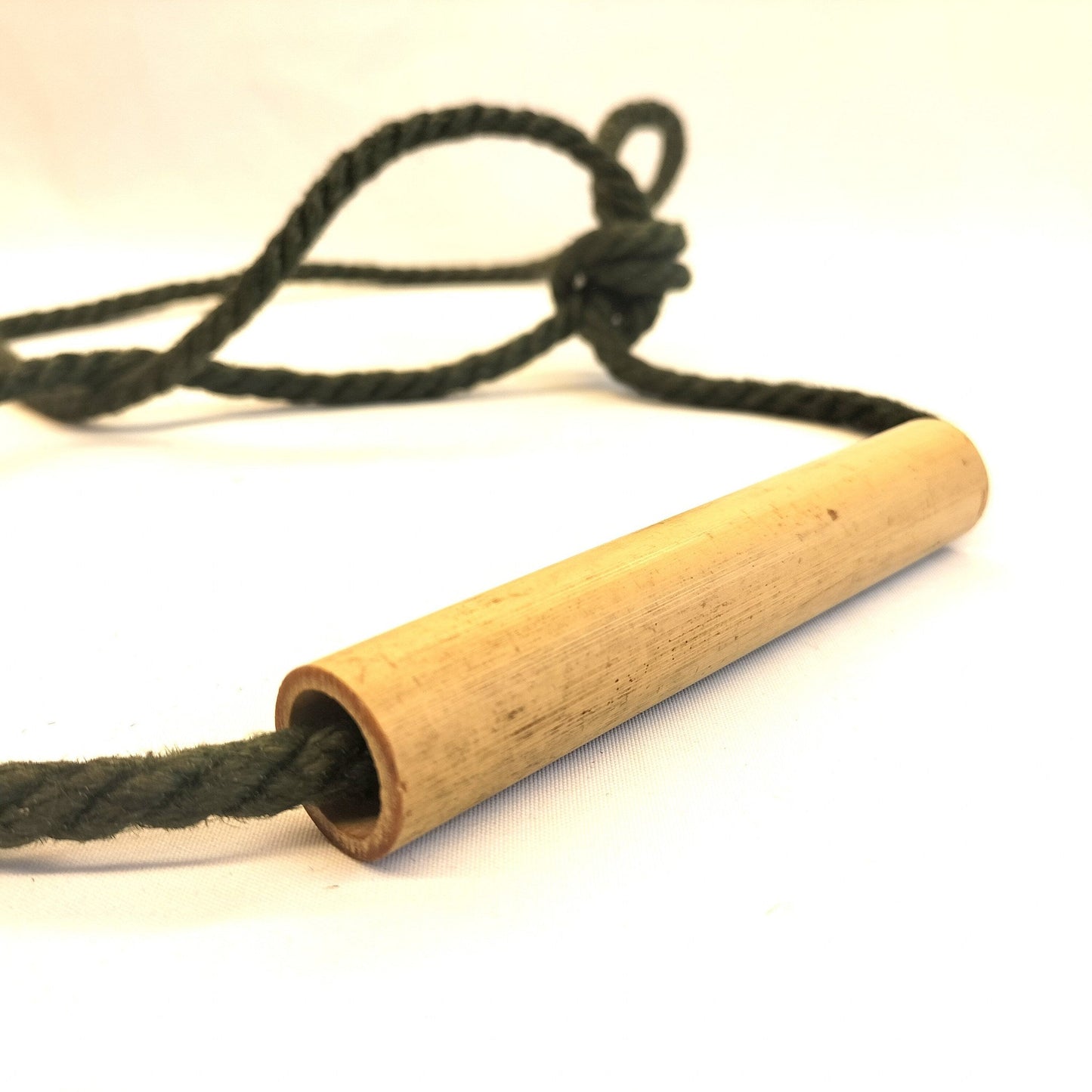 Bamboe Jute Mondgag Handgemaakt 6mm – 11cm Bamboe Naturel of Groen - Gagballs - SM - speeltjes