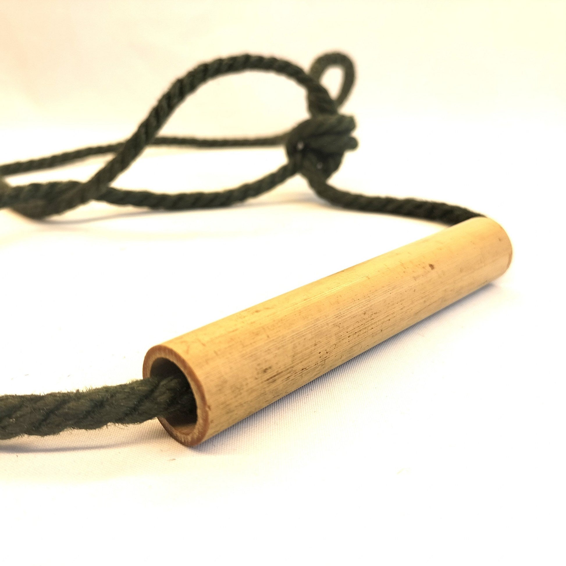 Bamboe Jute Mondgag Handgemaakt 6mm – 11cm Bamboe Naturel of Groen - Gagballs - SM - speeltjes