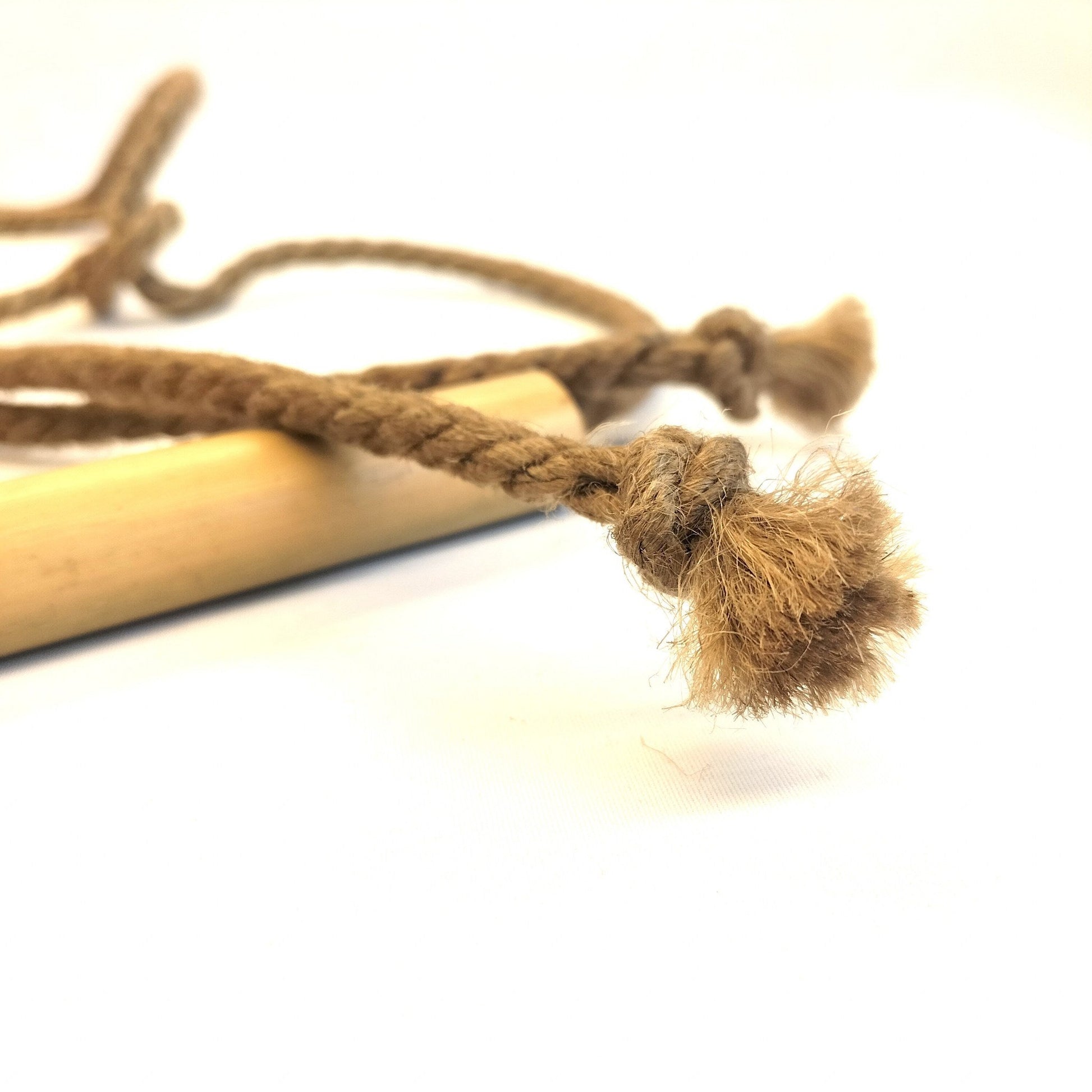 Bamboe Jute Mondgag Handgemaakt 6mm – 11cm Bamboe Naturel of Groen - Gagballs - SM - speeltjes