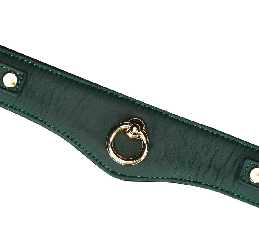 BDSM collar en/of hand/voet boeien set los verkrijgbaar green - SM - speeltjes