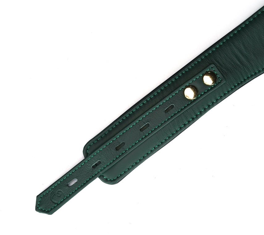 BDSM collar en/of hand/voet boeien set los verkrijgbaar green - SM - speeltjes