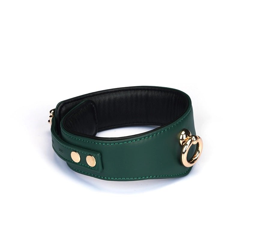 BDSM collar en/of hand/voet boeien set los verkrijgbaar green - SM - speeltjes