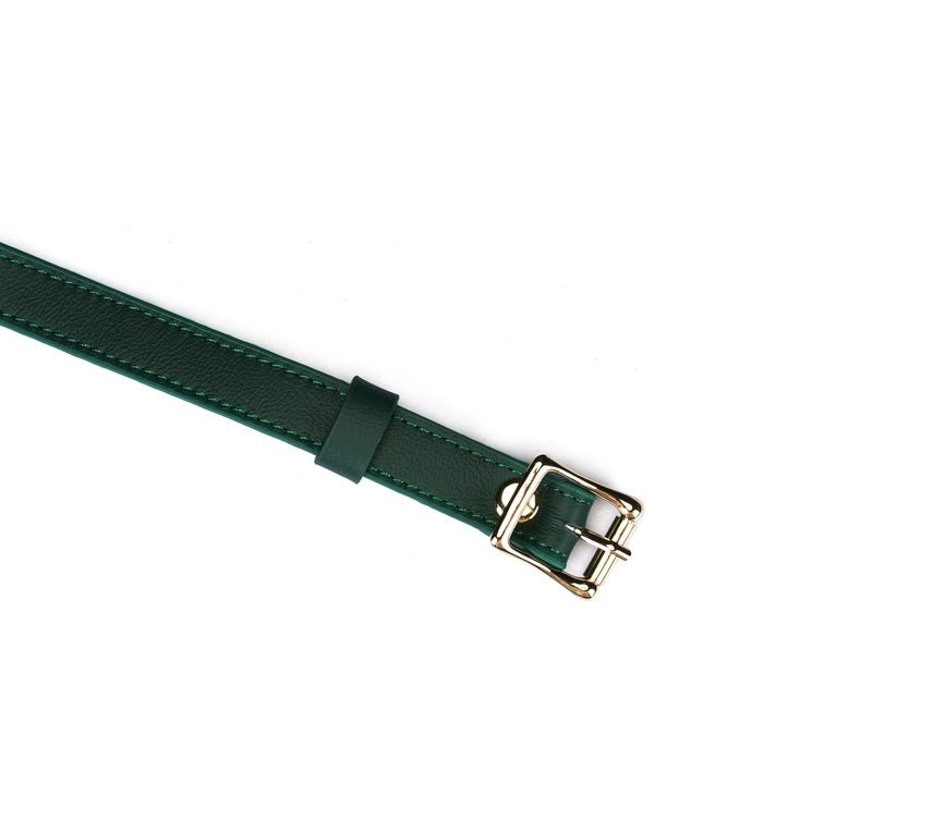 BDSM collar en/of hand/voet boeien set los verkrijgbaar green - SM - speeltjes