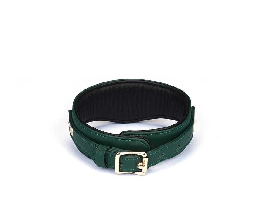 BDSM collar en/of hand/voet boeien set los verkrijgbaar green - SM - speeltjes