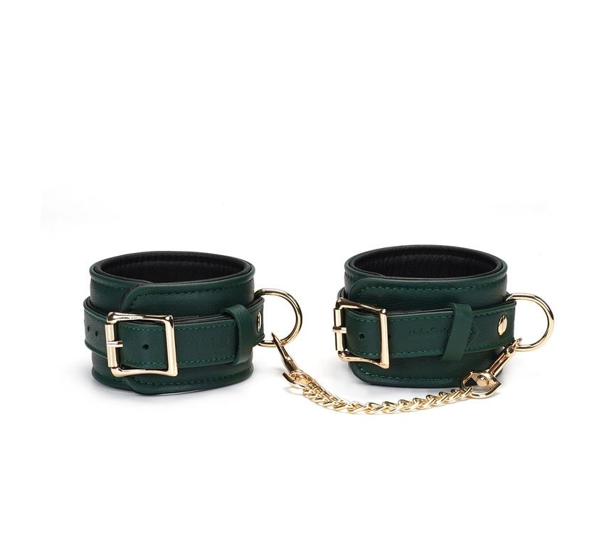 BDSM collar en/of hand/voet boeien set los verkrijgbaar green - SM - speeltjes