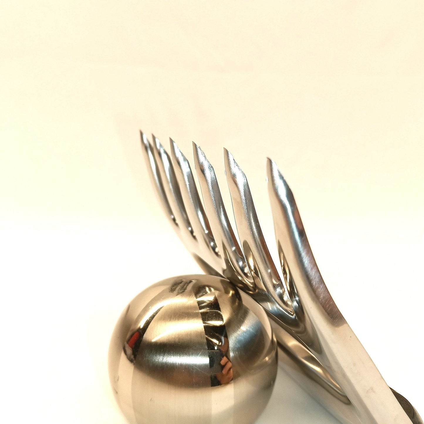 Bear Claw Glanzend RVS 6 Punten 125g - Kunststof inlay in Handvat Scratch Play BDSM - Scratch Play - SM - speeltjes
