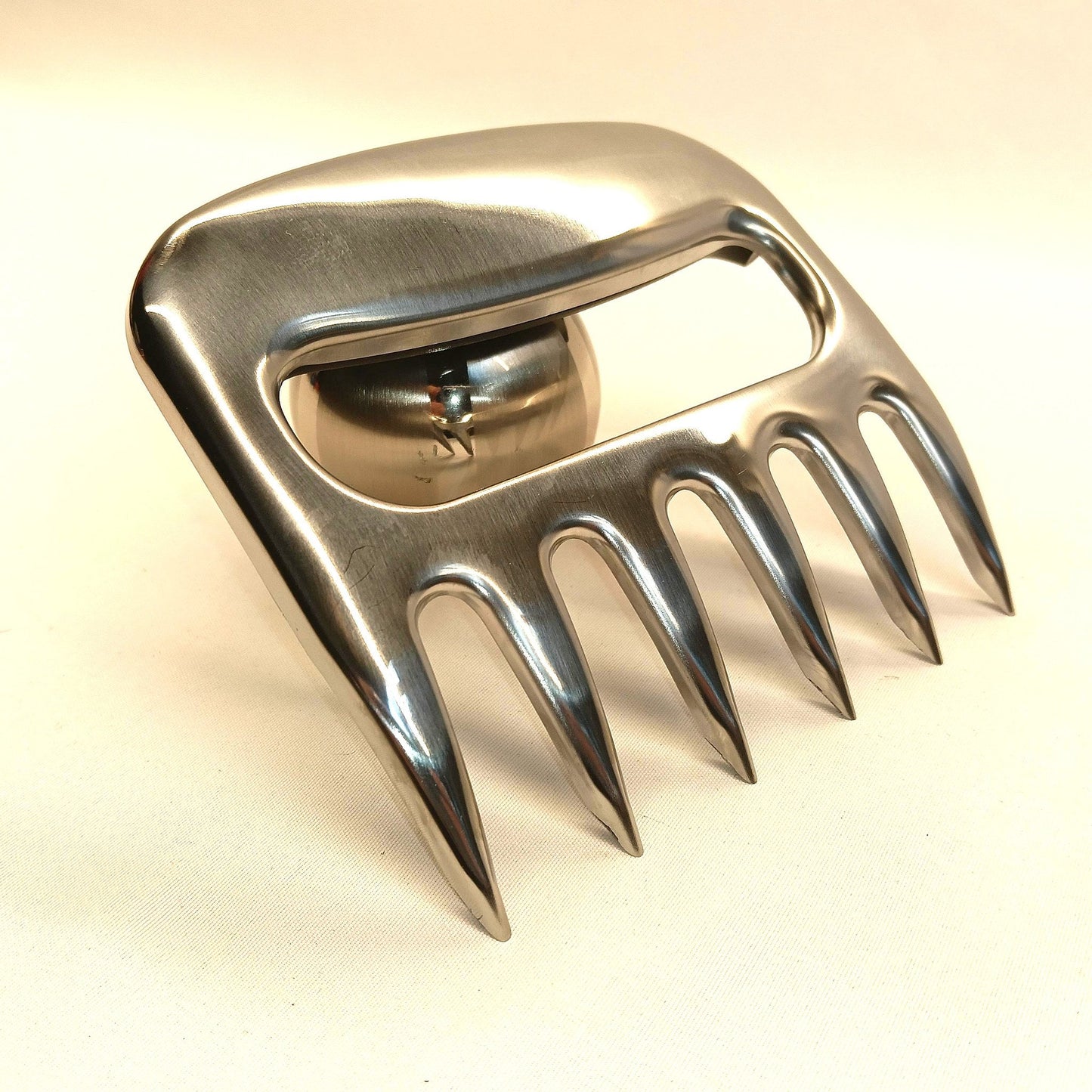 Bear Claw Glanzend RVS 6 Punten 125g - Kunststof inlay in Handvat Scratch Play BDSM - Scratch Play - SM - speeltjes