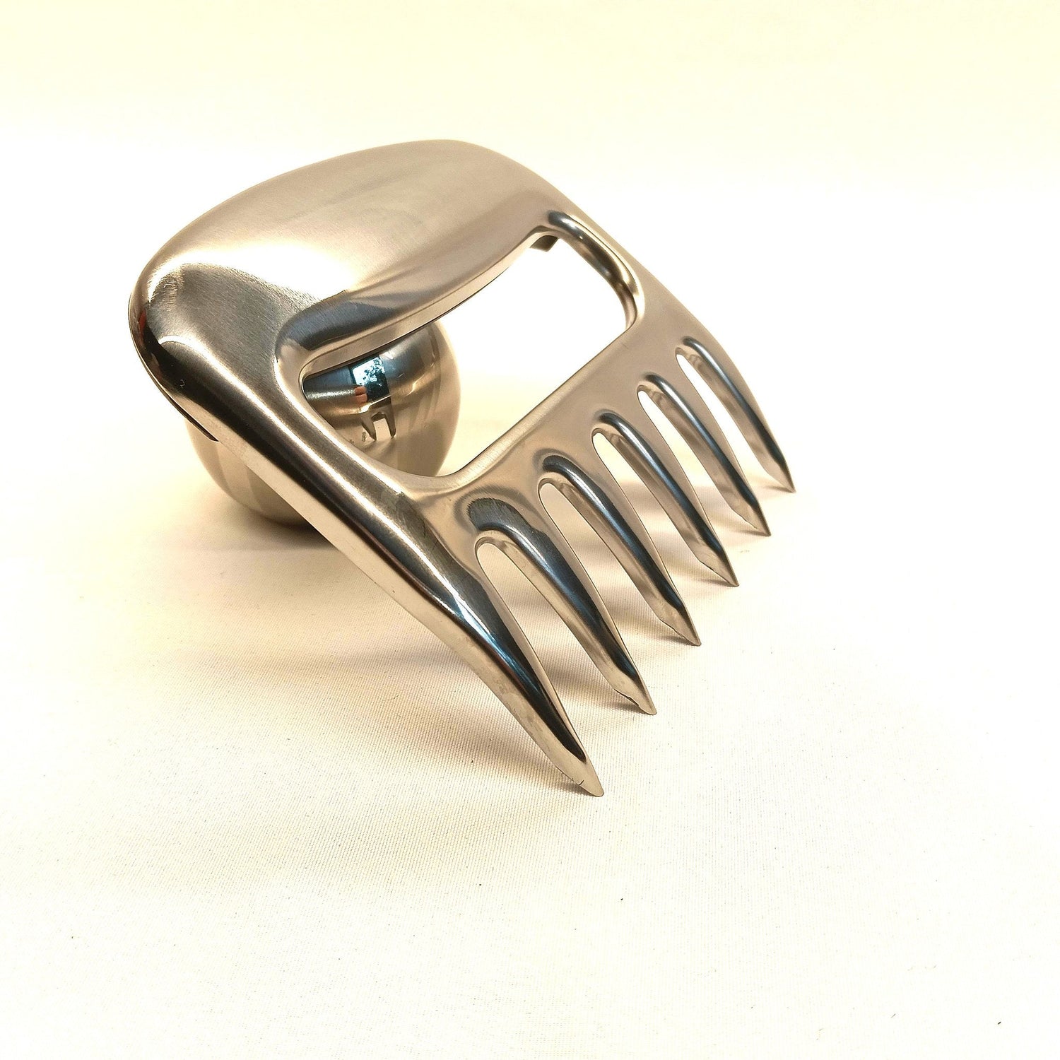 Bear Claw Glanzend RVS 6 Punten 125g - Kunststof inlay in Handvat Scratch Play BDSM - Scratch Play - SM - speeltjes