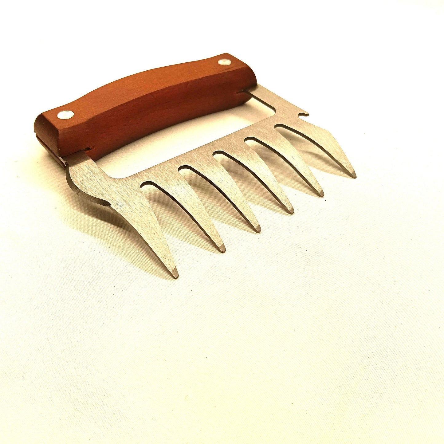 Bear Claw RVS 6 Punten 105g - Donker Houten Handvat Scratch Play BDSM - Scratch Play - SM - speeltjes