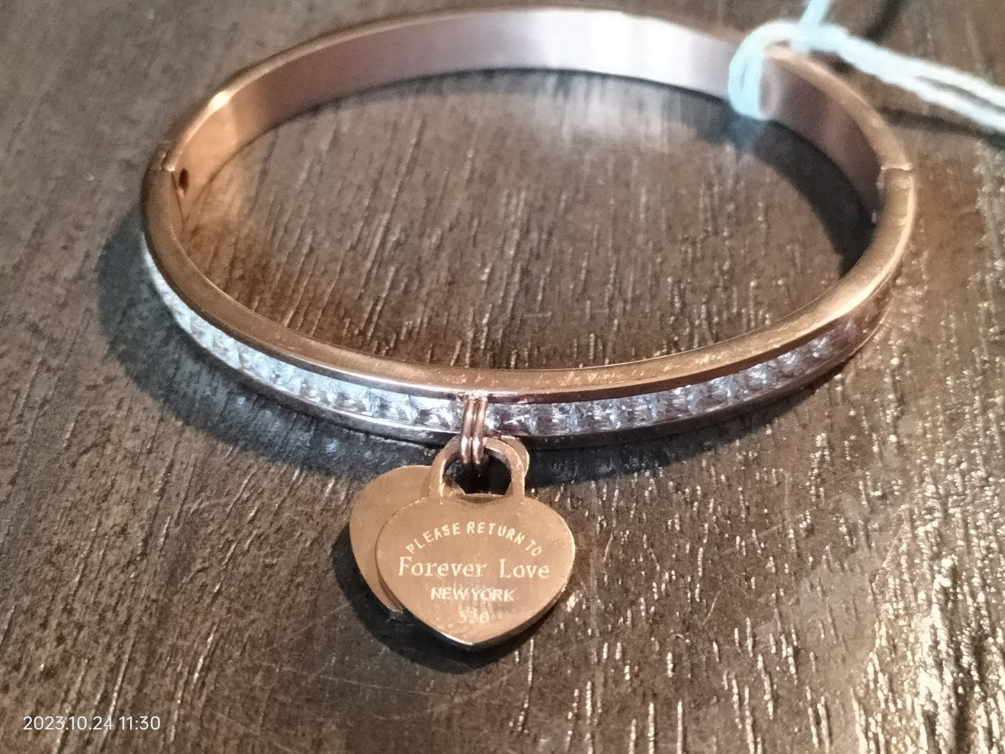 Bedel armband RVS in rosé, goud of zilver kleur - SM - speeltjes