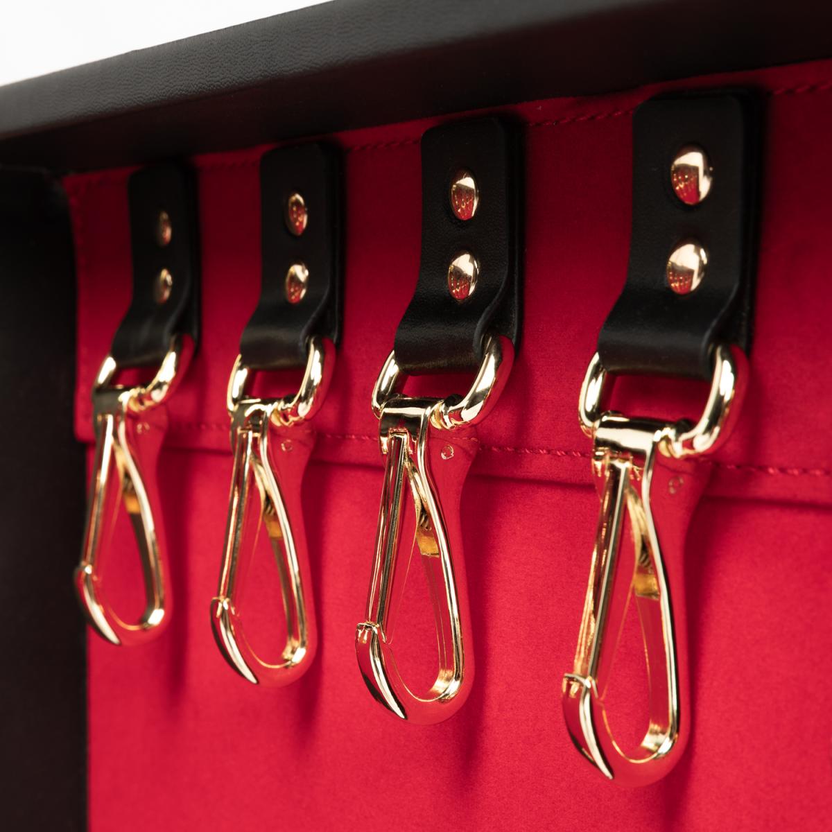 Bedroom Fantasies Bondage Koffer 13 Stuks – Luxe PU Leer BDSM Set - Bondage Set - SM-speeltjes