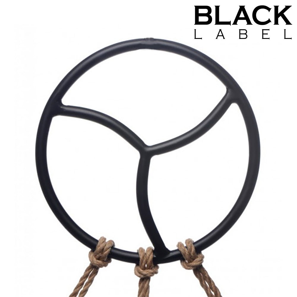 Black Line Shibari Suspension Ring – Bondage Ophangring - BDSM Bondage - SM-speeltjes